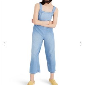 NWT Madewell Wide leg denim jumpsuit size 14